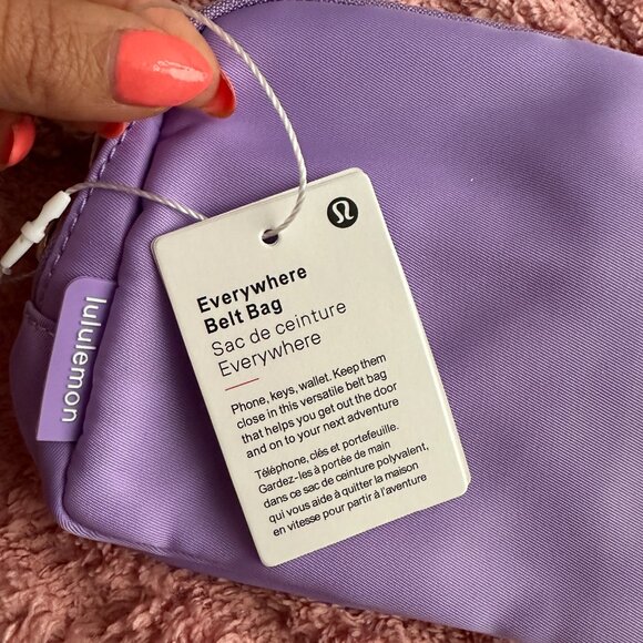 Lululemon Light Purple Belt Bag, New With Tags - Picture 4 of 8